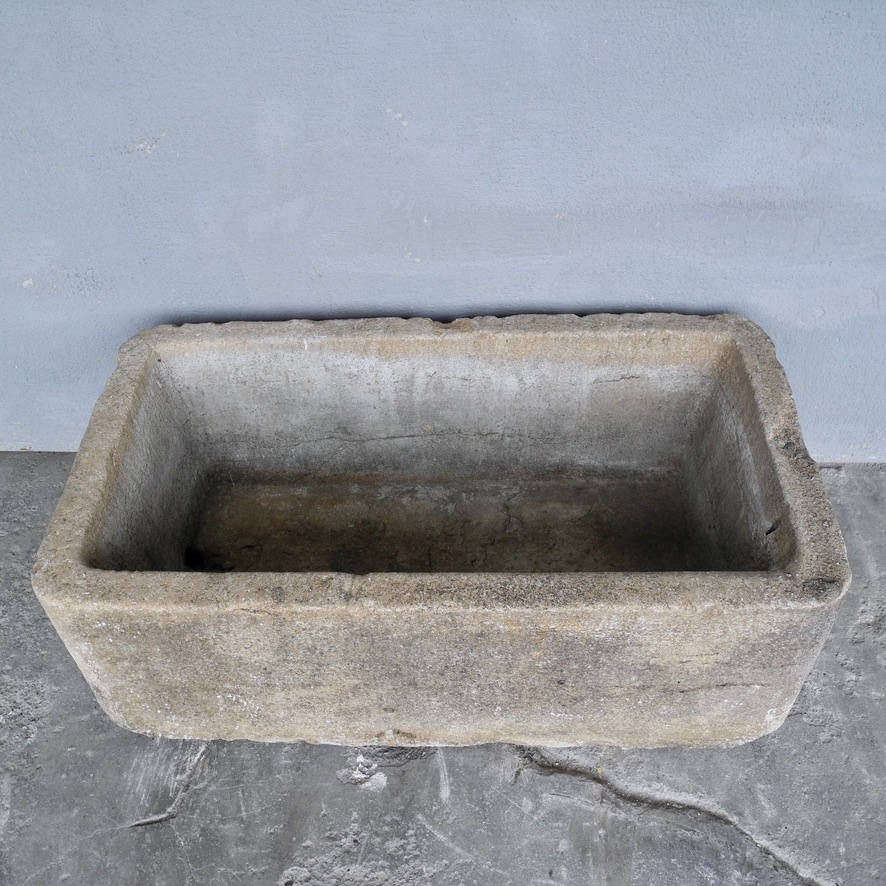 Antique French Trough from the Bourgogne Region of France - image 2