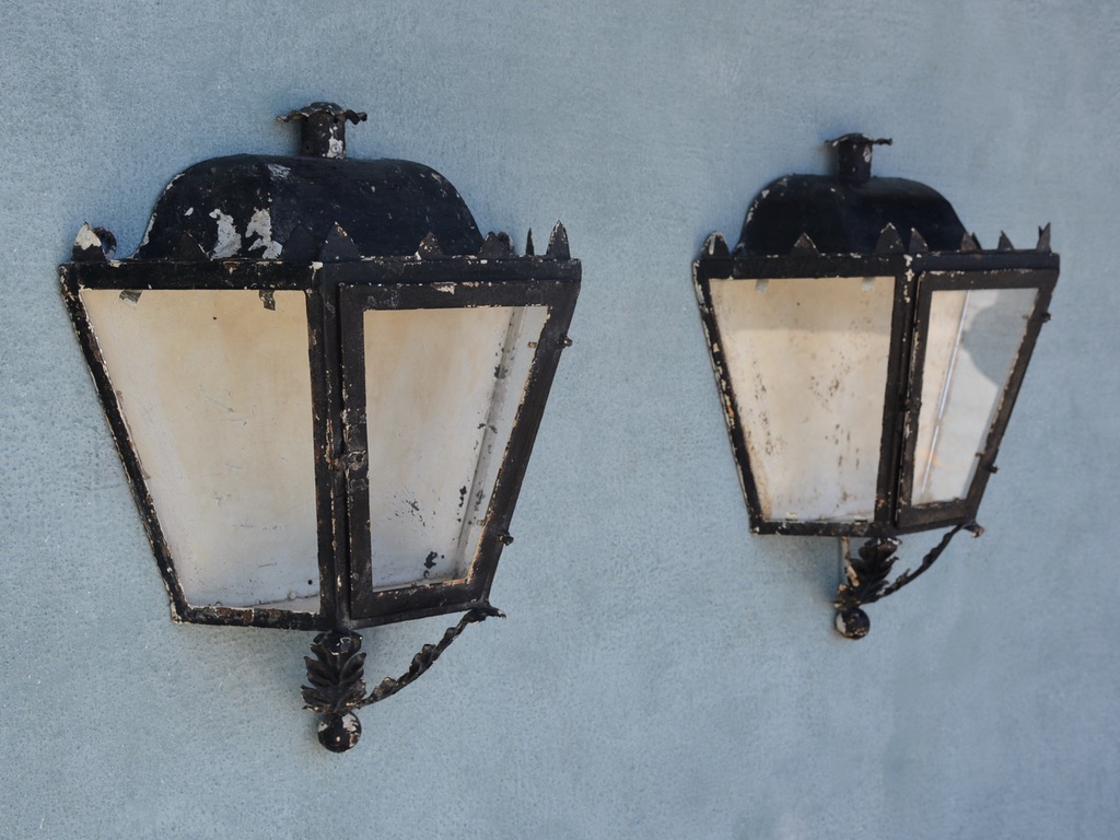 Pair of 19th c. French Wall Lanterns - image 2