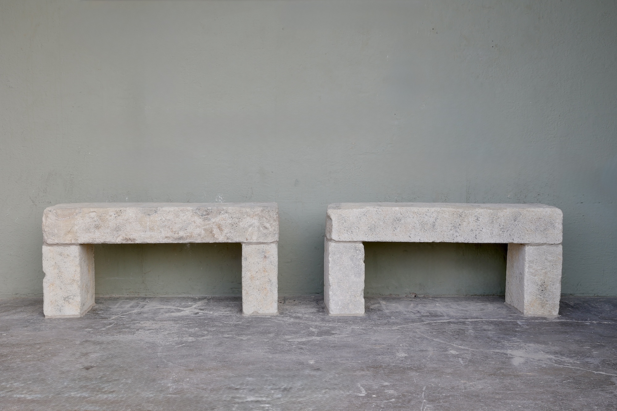 Bespoke Stone Benches of Reclaimed Stone