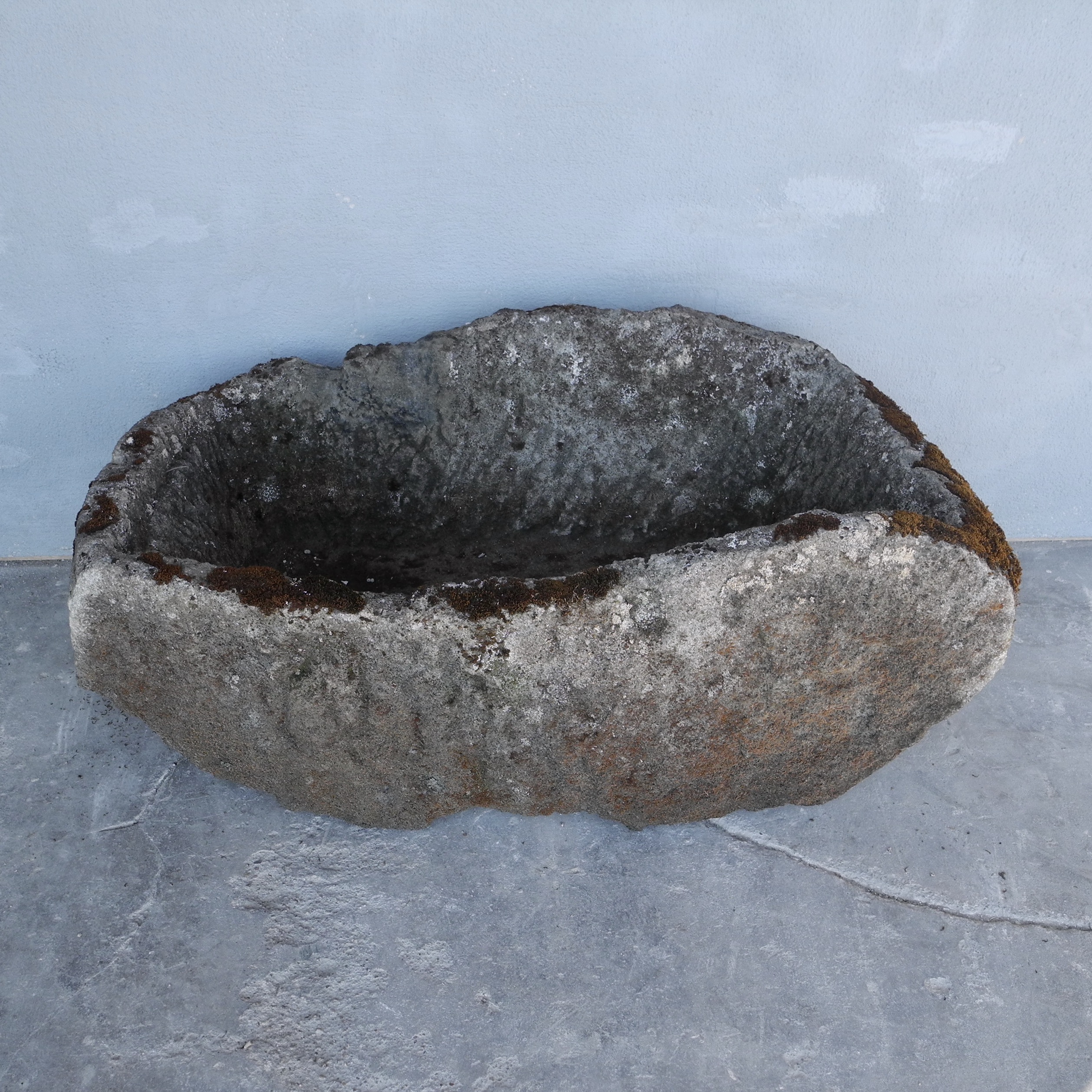 Ancient Italian Volcanic Rock Trough from Tuscany - image 2