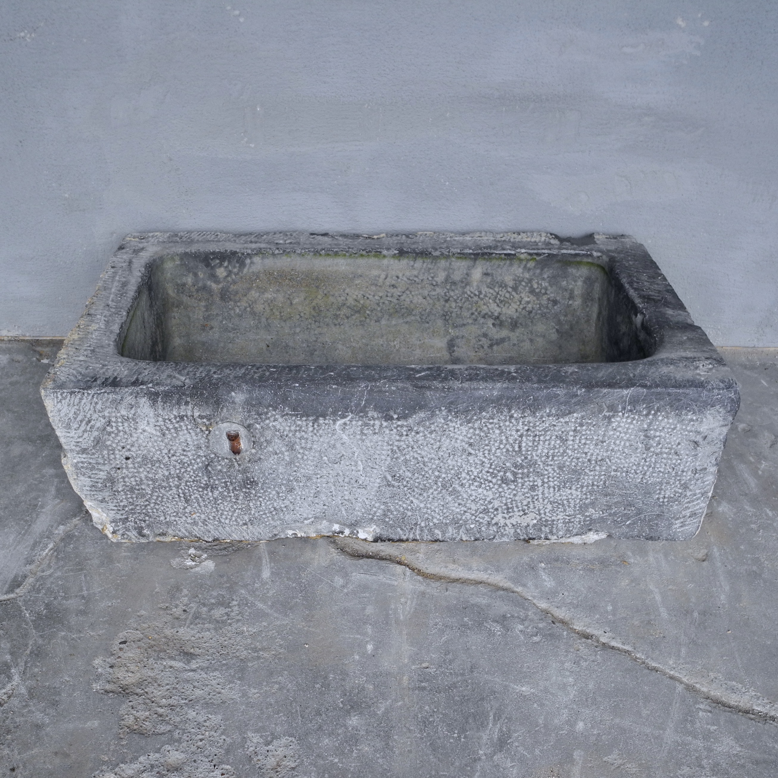 Antique Belgian Blue Stone Trough - image 2