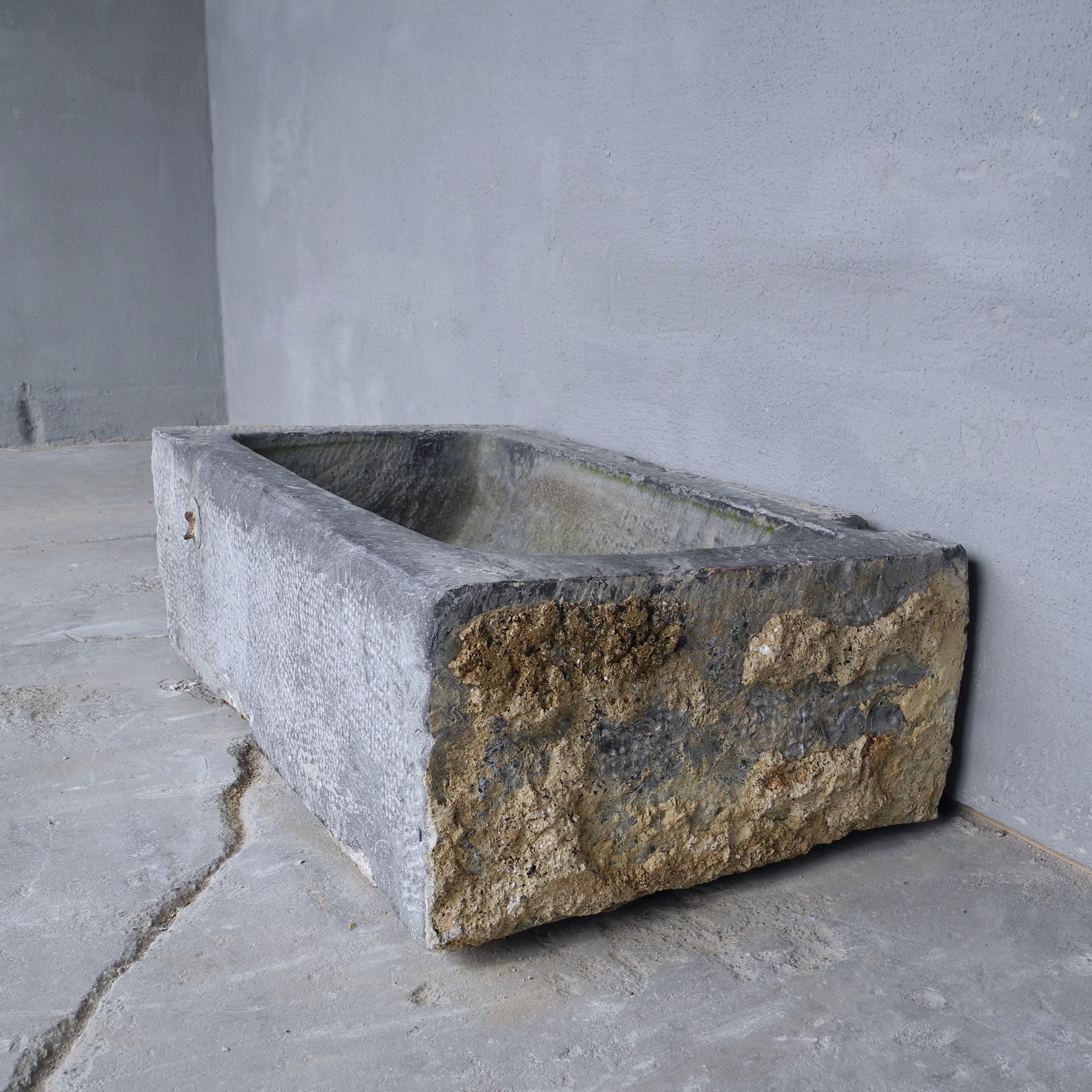 Antique Belgian Blue Stone Trough - image 3