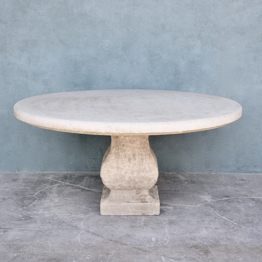 Bastide Collection | Aged Limestone Table from Provence - image 4