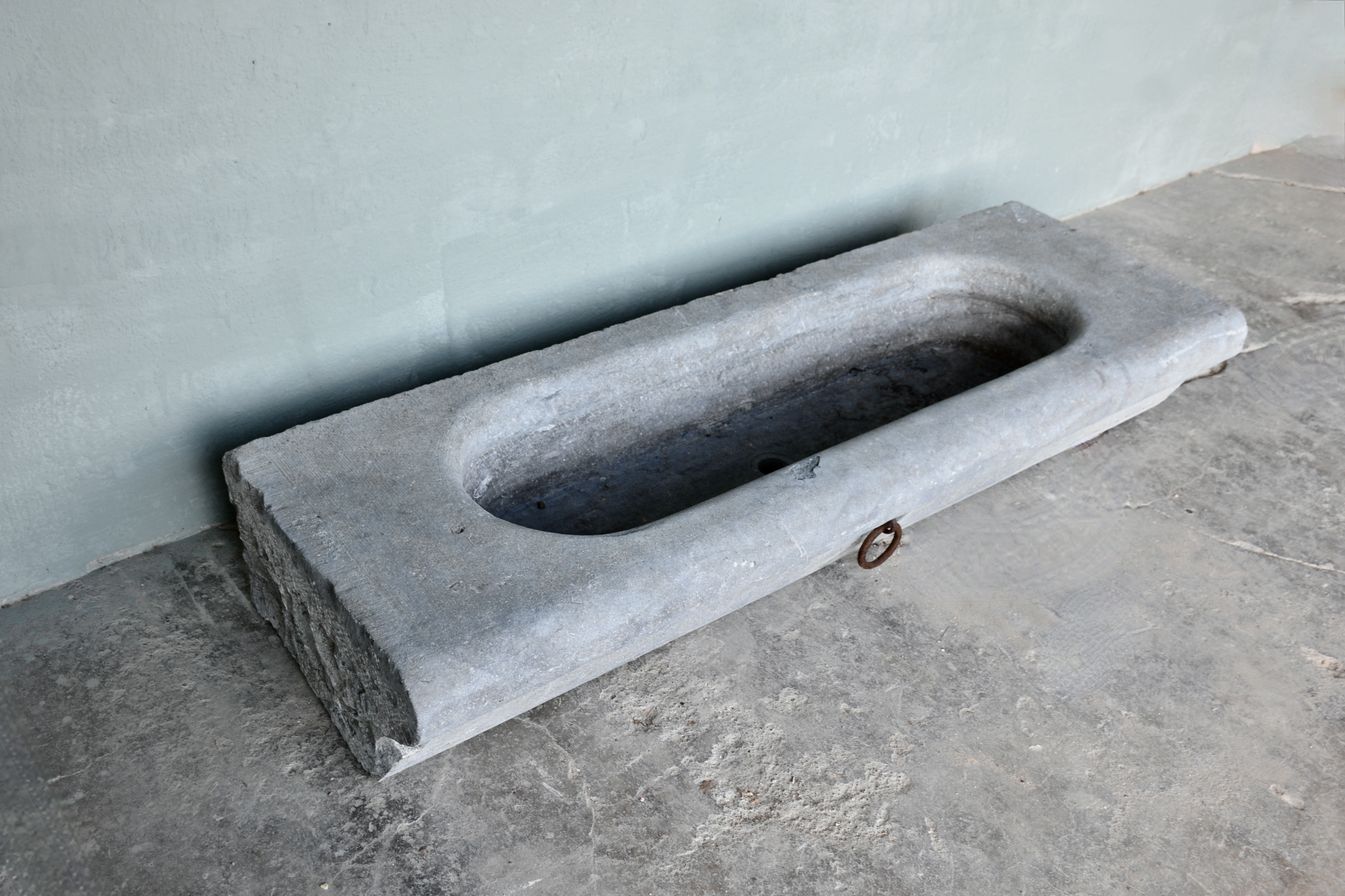 18th c Belgian bluestone horse trough from a stable near Bruges - image 7