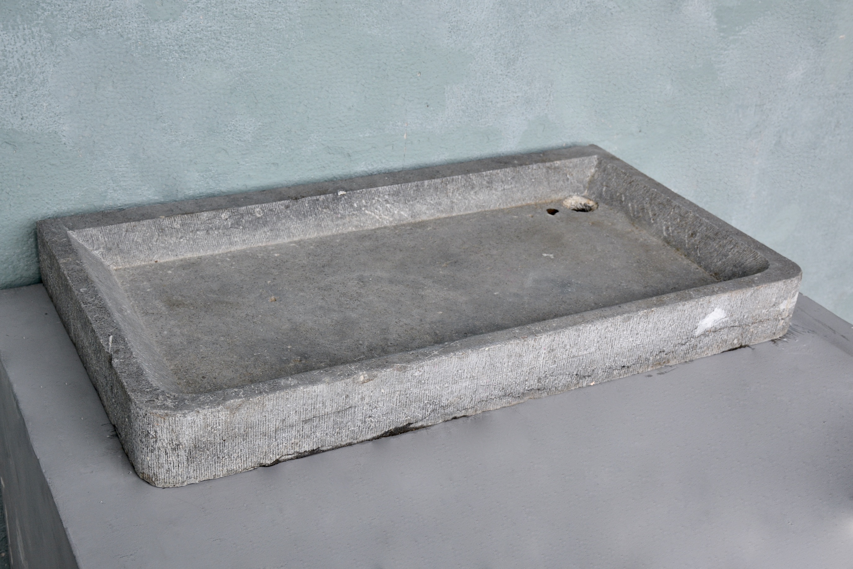 19th c. Belgian Blue Stone Sink, from the town of Dinant, Belgium