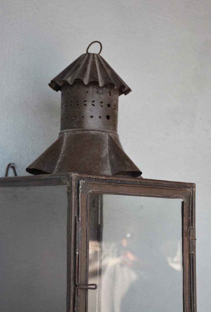 Antique Tole Lantern - image 4