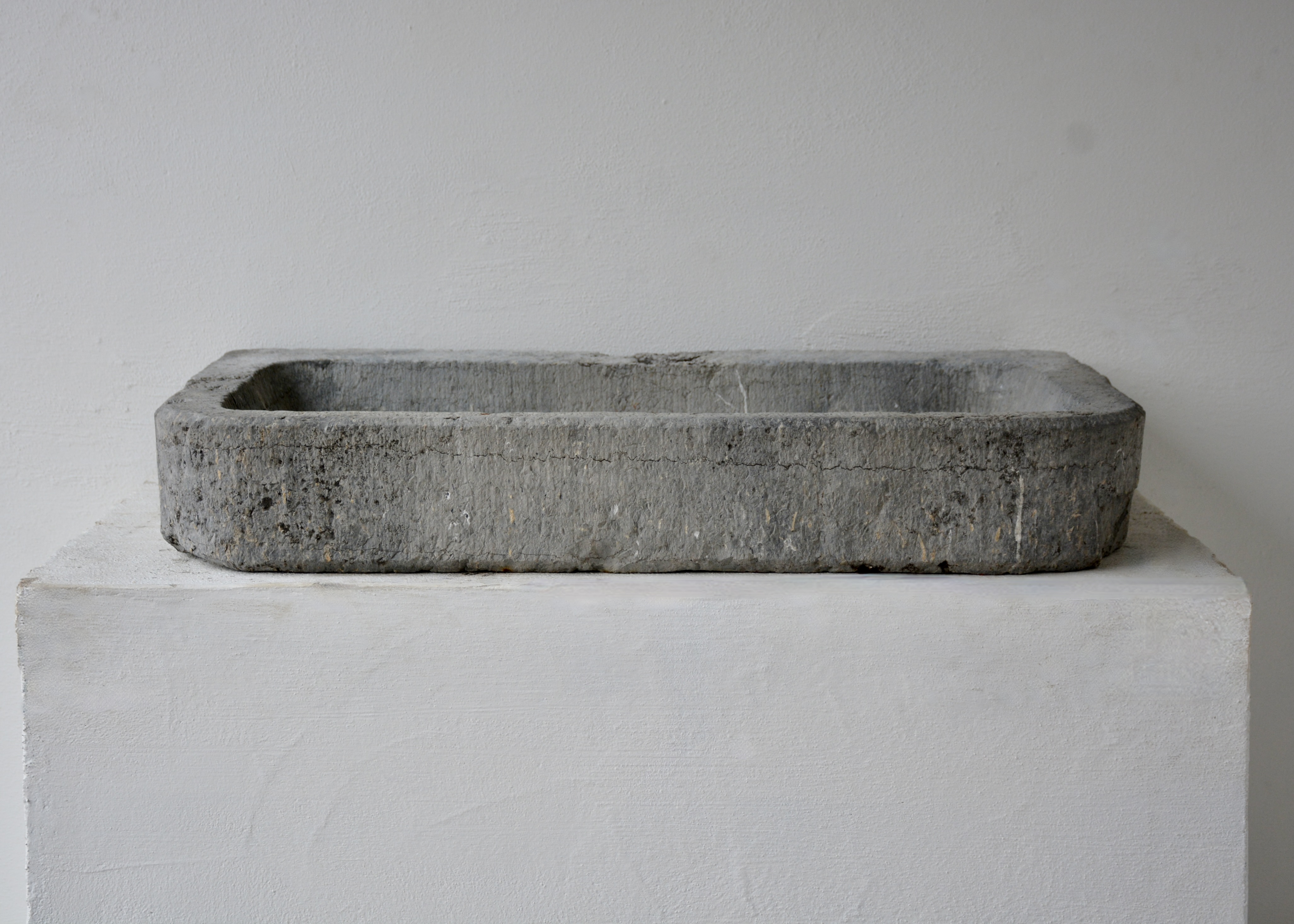 Reclaimed Belgium Blue Stone Sink - image 2