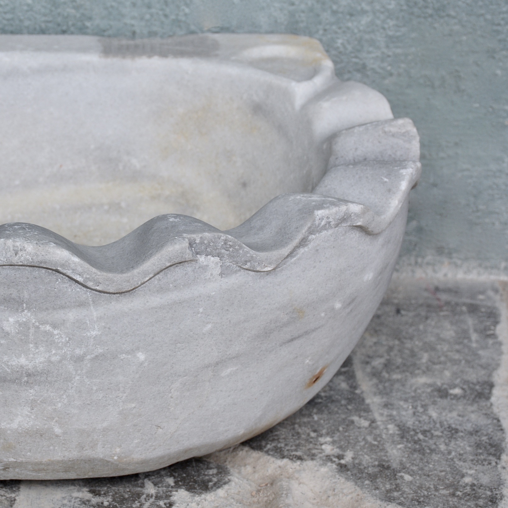 Antique White Marble Sink - image 5