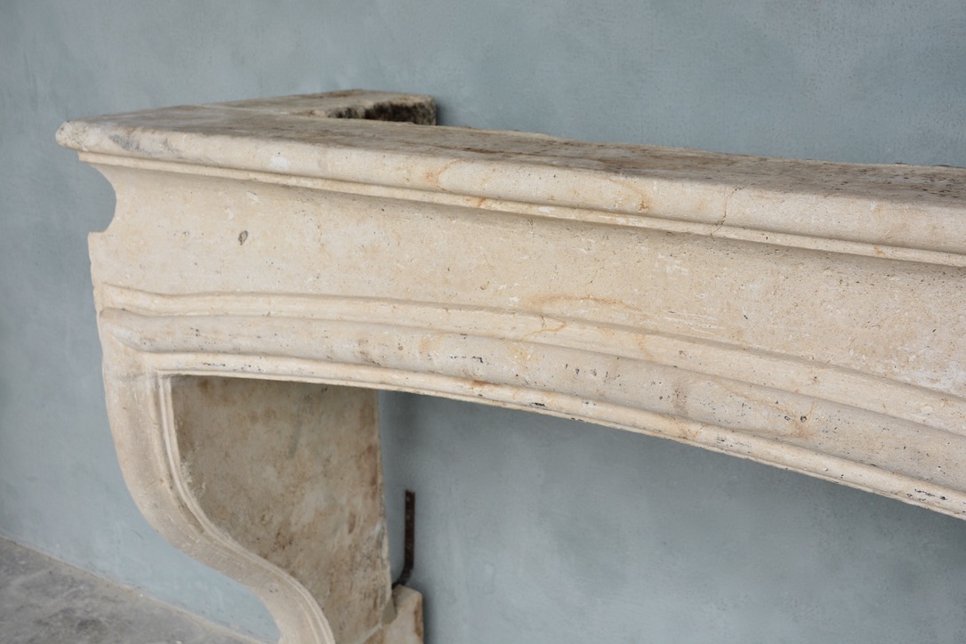 Late 18th c. Cheminée from a Maison de Maitre in Chaumont, France - image 3