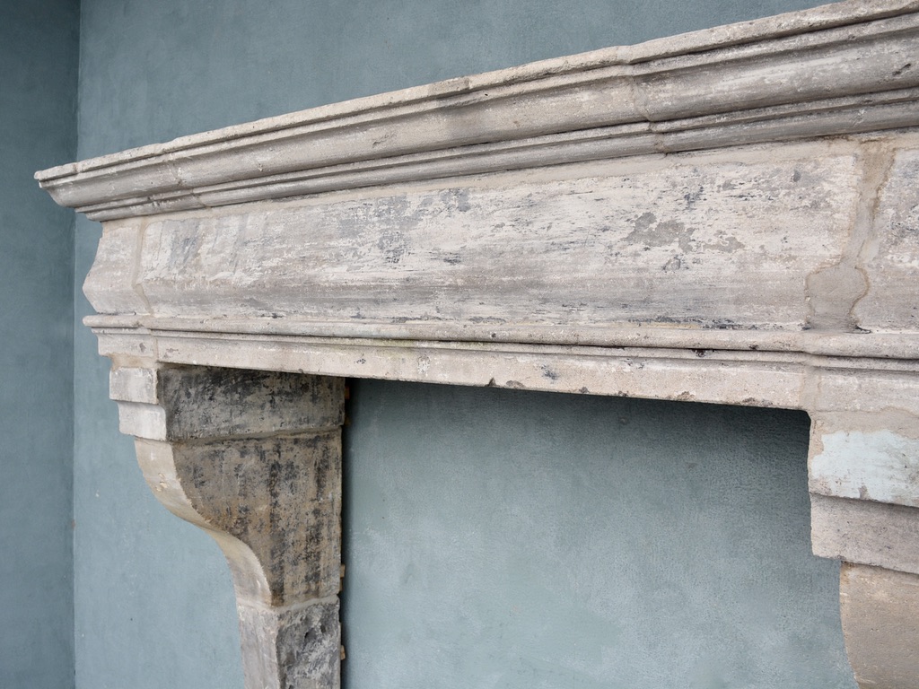 18th c. Cheminée from a Maison de Ville in Auray, a village in the Brittany Region of France - image 4