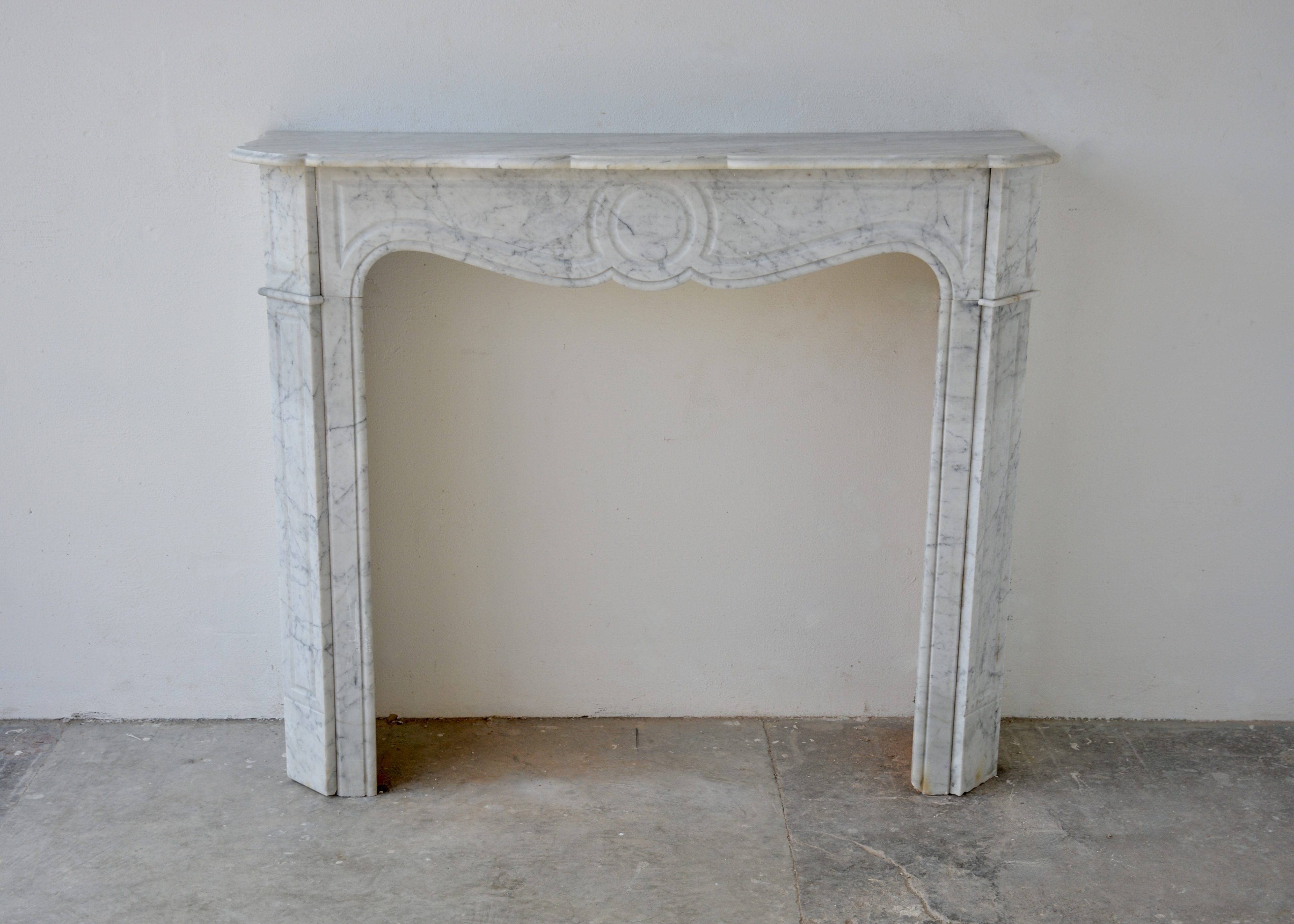 19th c. Marble Mantel from a Masion Particulaire in Nimes, France