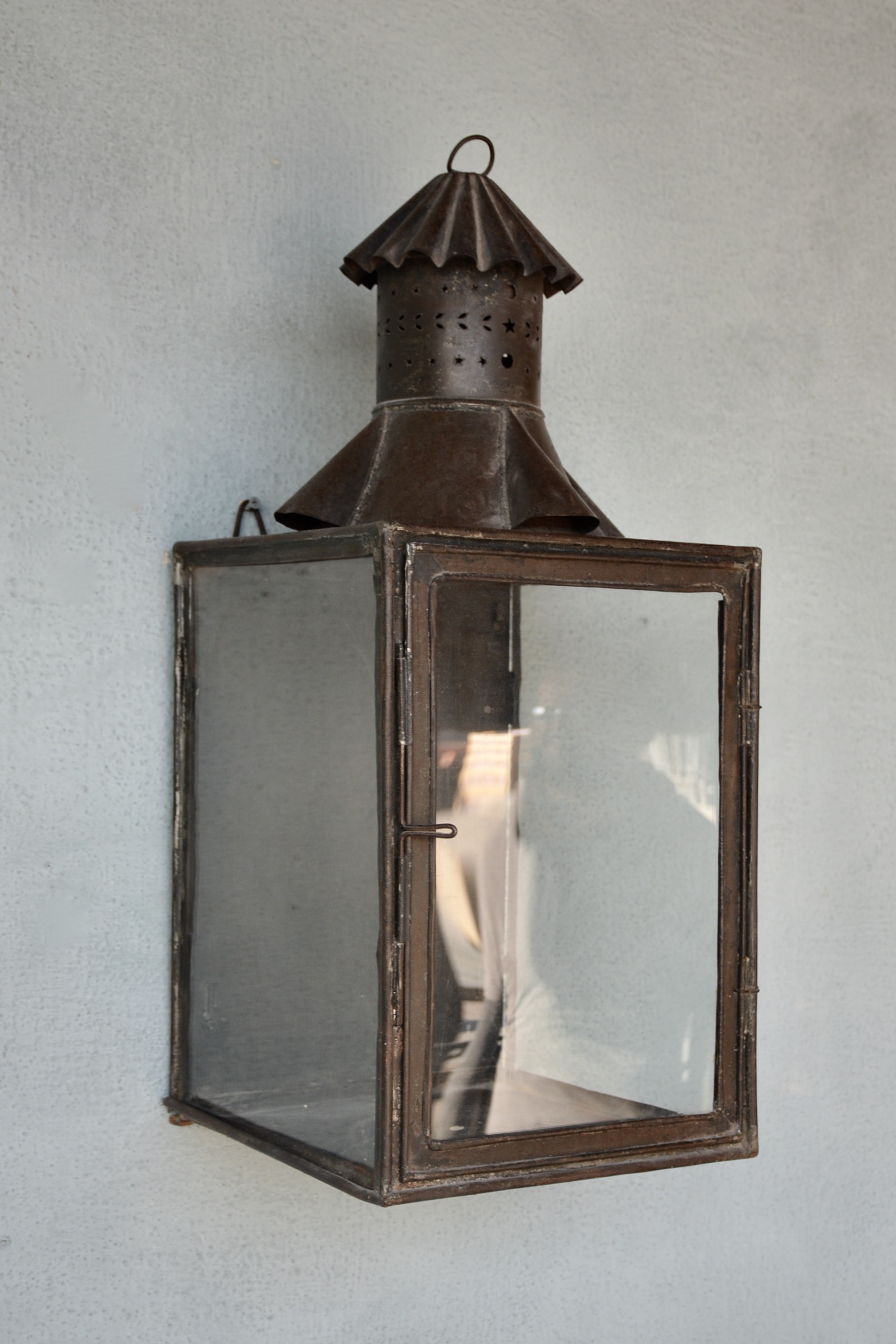 Antique Tole Lantern - image 2