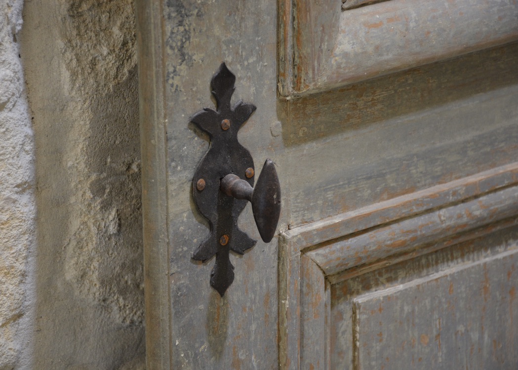 Early 19th c. Boiserie Door from a Maison de Ville in Lille, France - image 3