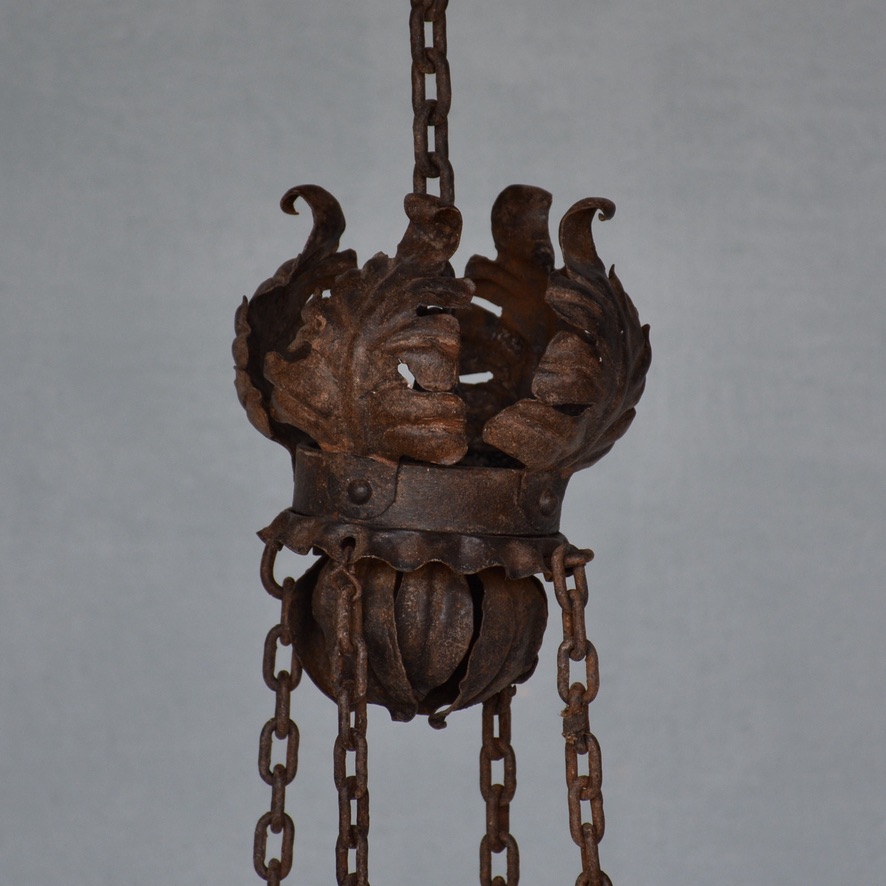 Late 19th c. Tole Italian Chandelier - image 3