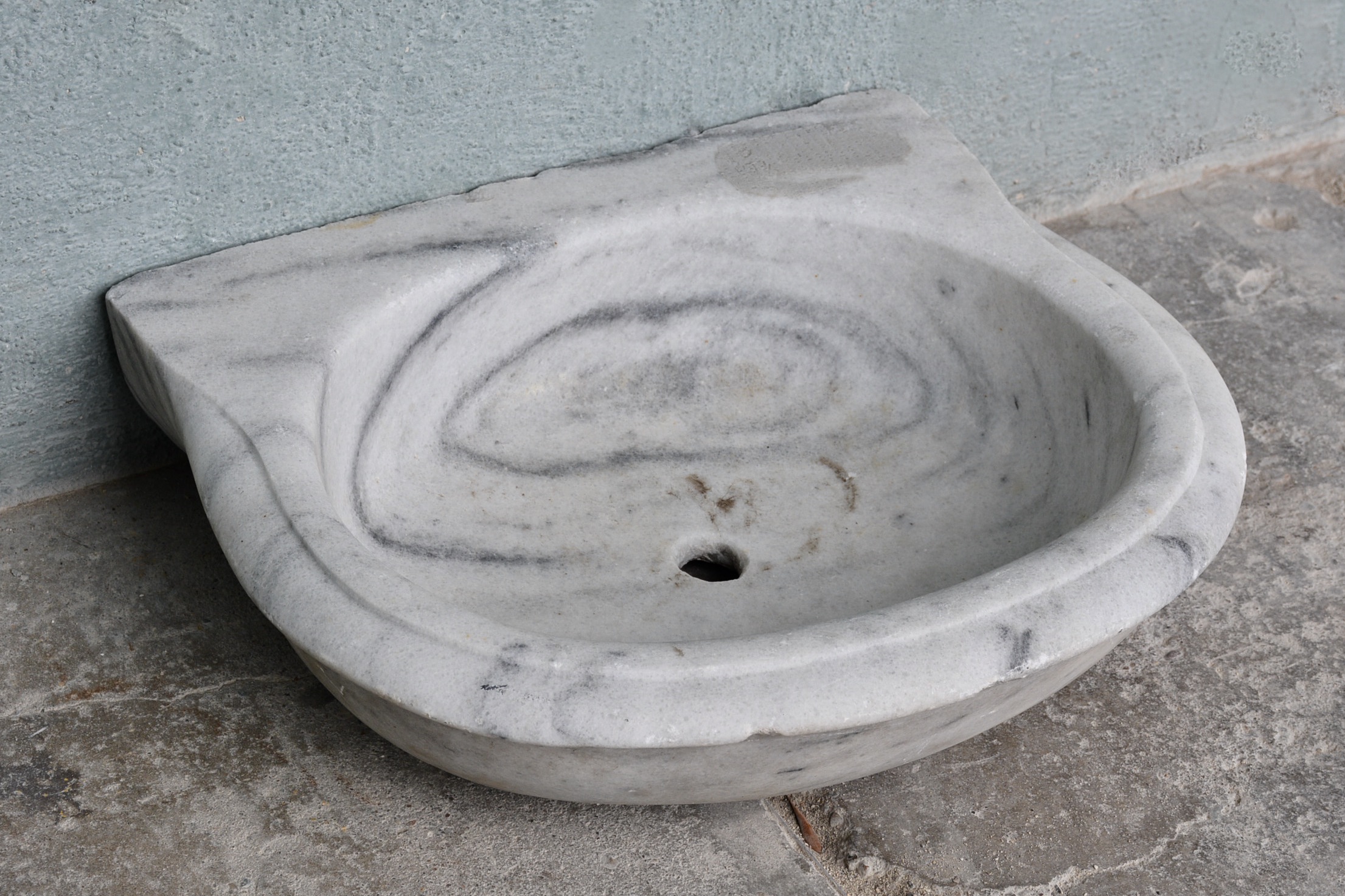 Antique White Marble Sink - image 2
