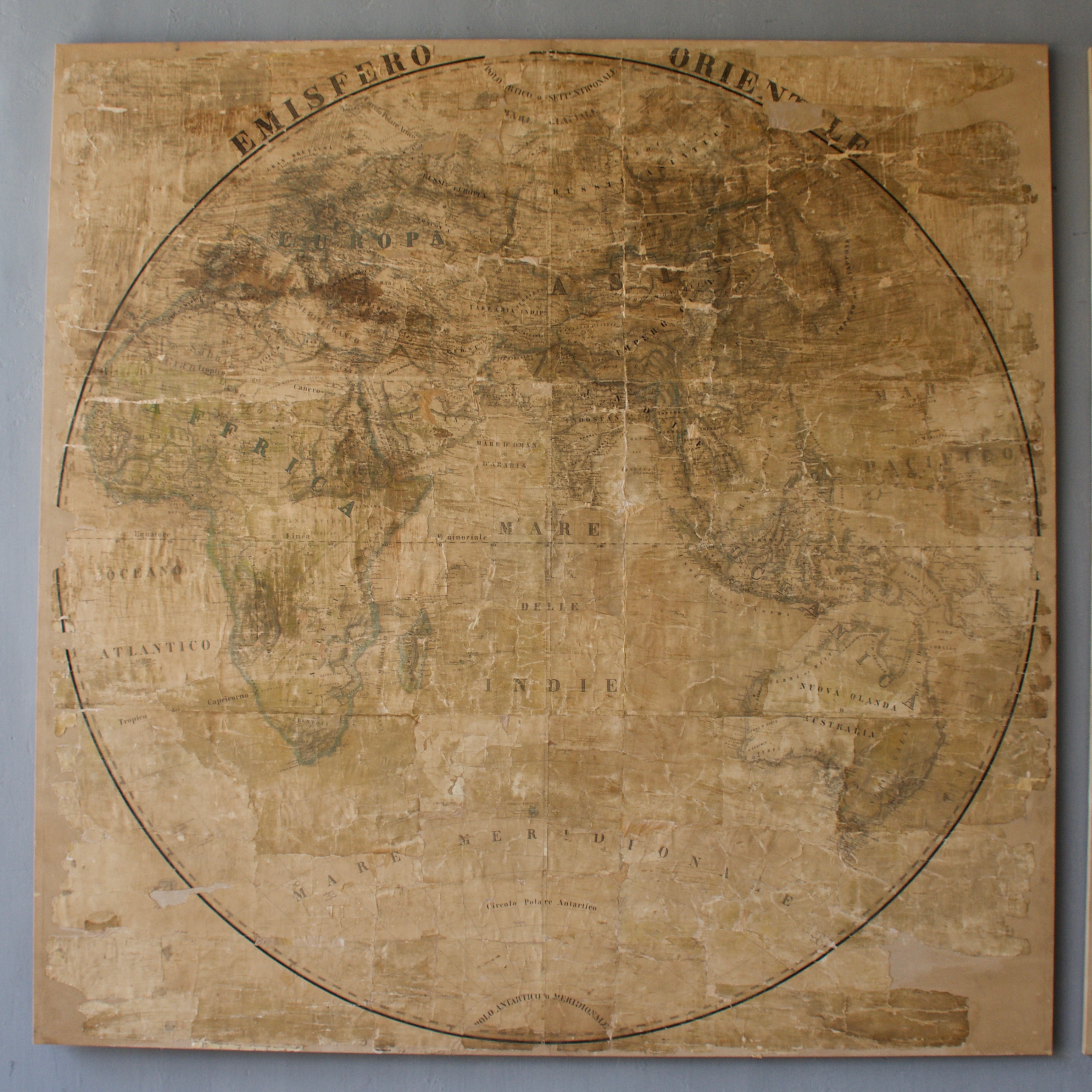 Pair of Late 18th c Maps from a Villa in Mantua, a city in the Lombardi Region of Italy - image 2