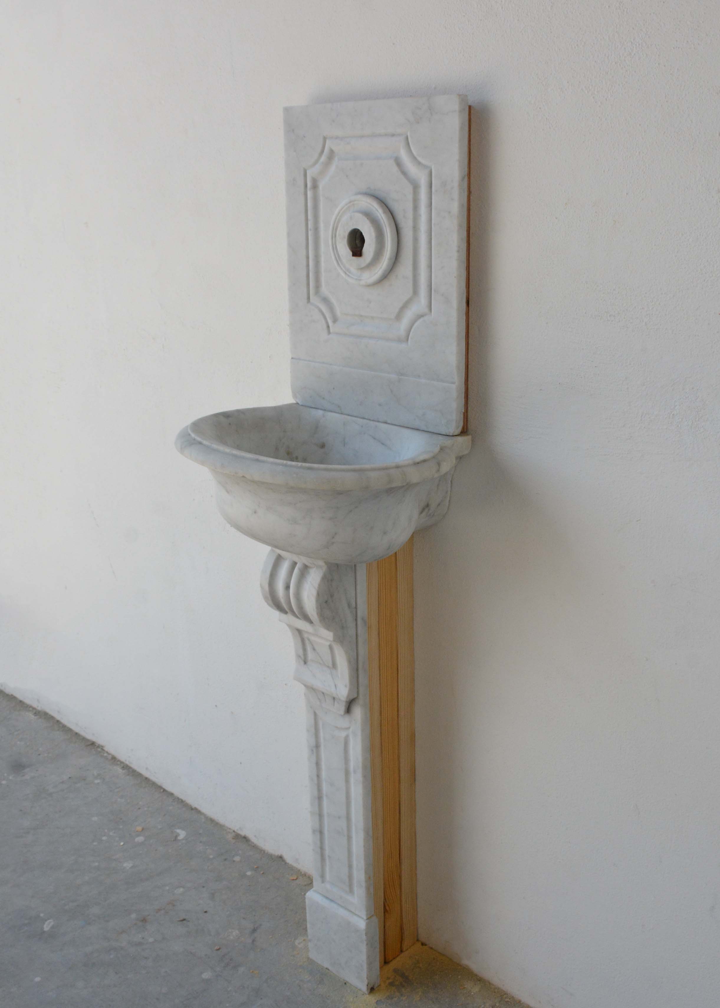 Antique Pedestal Wall Fountain from a courtyard in Charleville-Mezieres, a town in the Ground Est region of France - image 3
