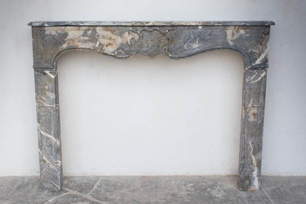 18th c Marble Mantel from a Parisian Apartment
