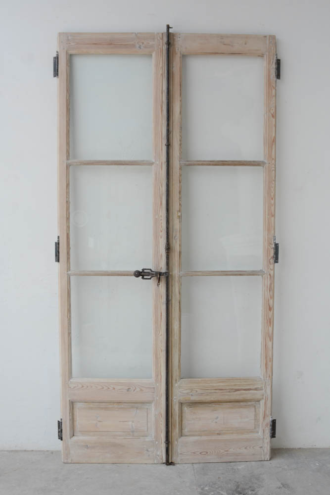 Pair of 18th c French Doors from a Maison de Ville in Cotignac, a village near St. Tropez, France