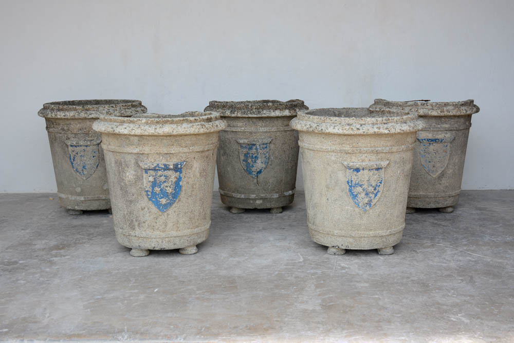 Series of Italian Urns from a large property near Arezzo, circa 1900