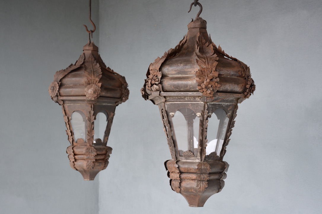 Pair of 18th c. Italian Processional Lanterns - image 3