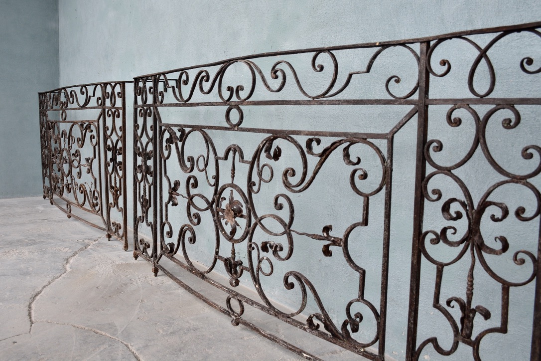 18th c. Hand Forged Iron Balcony - image 2