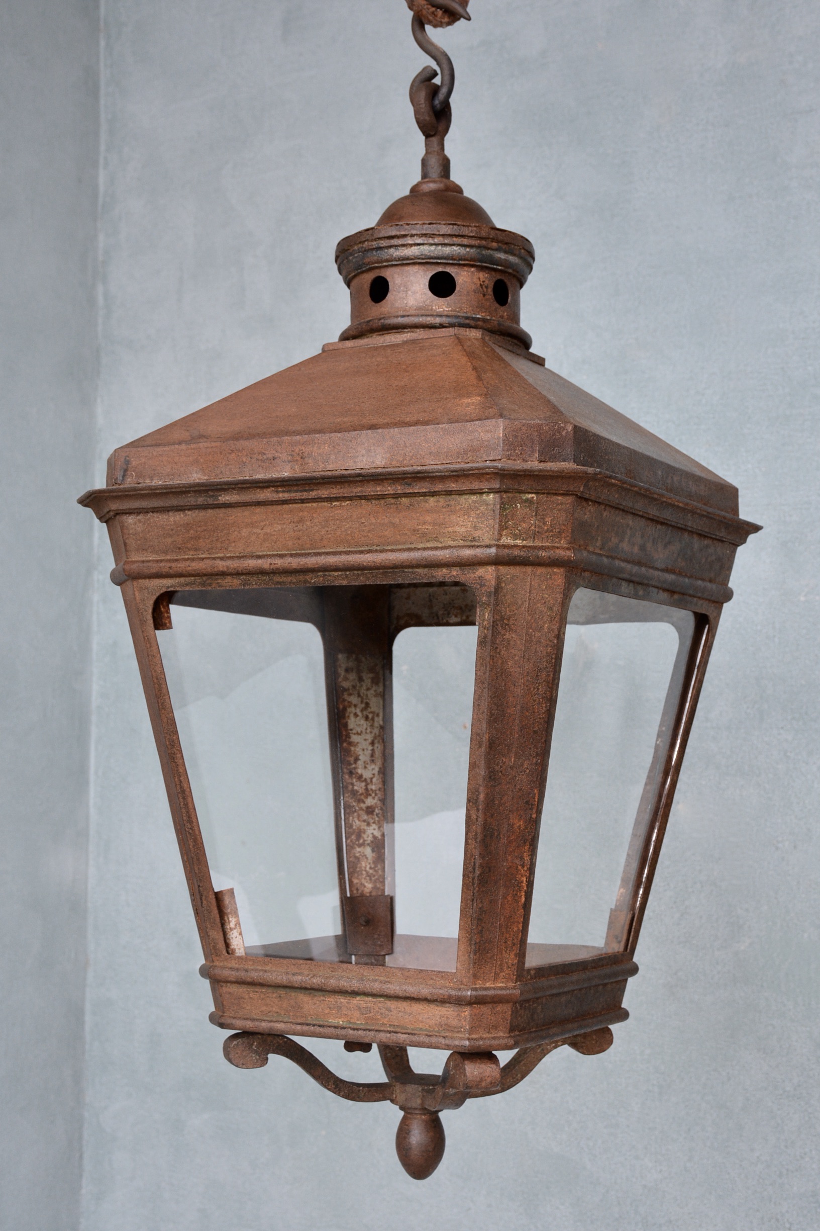19th c. Provençal Iron Lantern - image 2