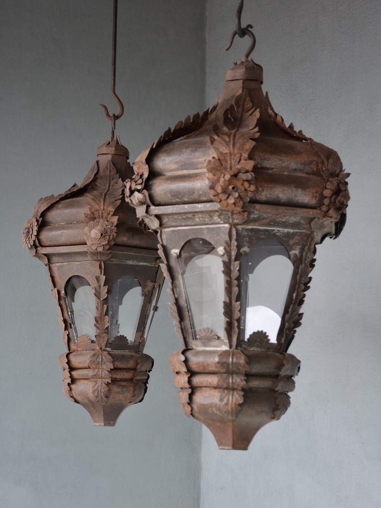 Pair of 18th c. Italian Processional Lanterns - image 4