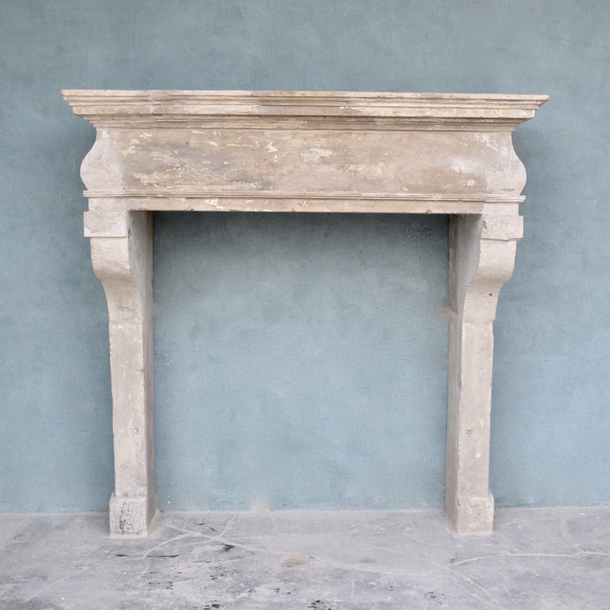 18th c. Cheminée from a Bastide near the Provencal town of Cavaillon, France