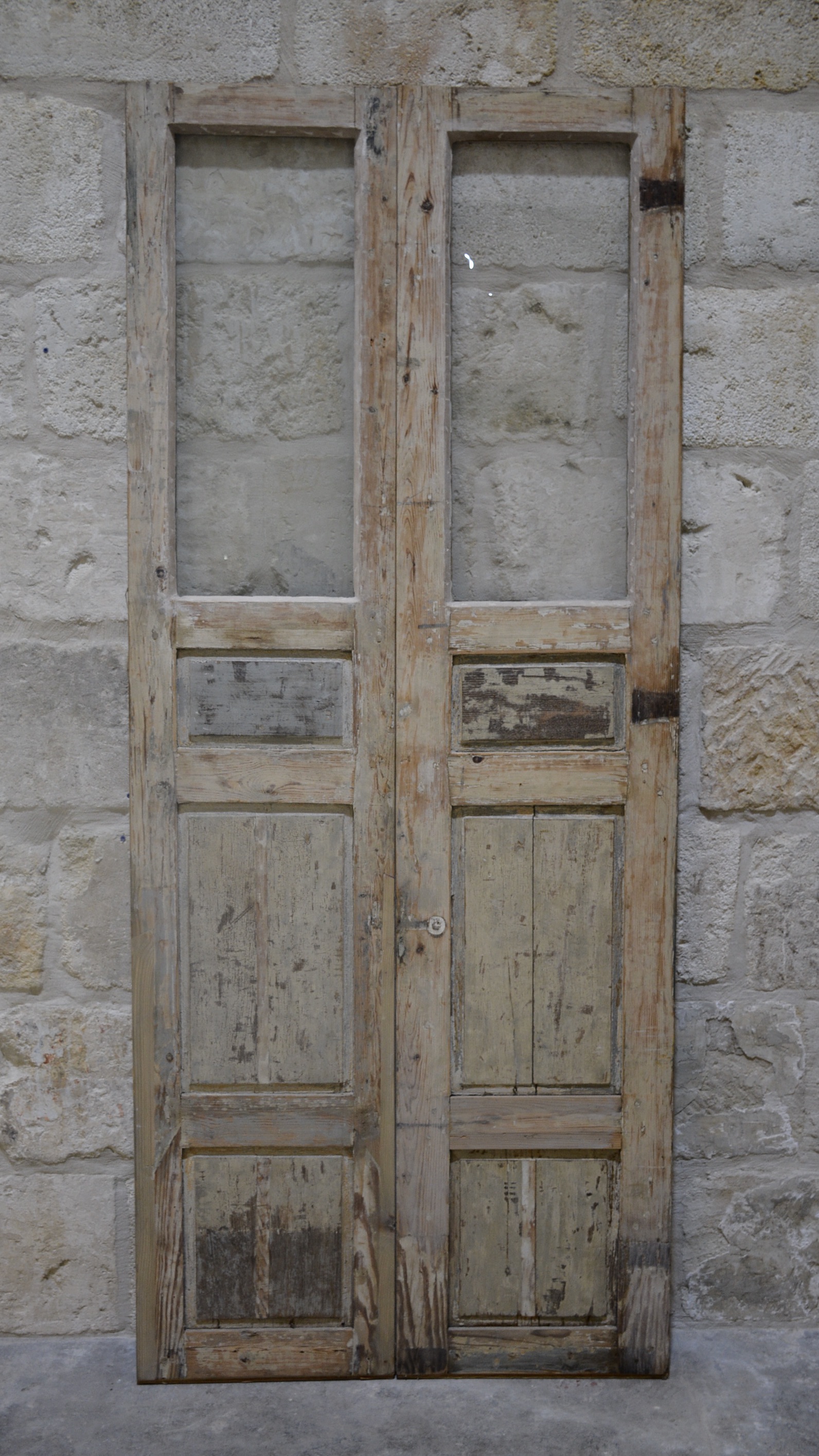 Pair of 18th c. Doors from a Village House near Brugges, Belgium - image 4