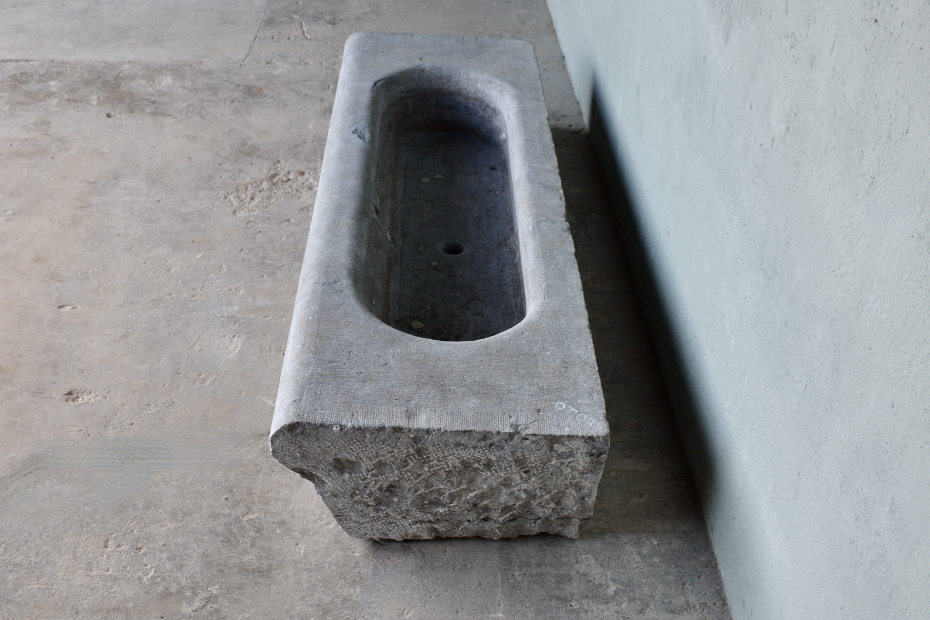 18th c Belgian bluestone horse trough from a stable near Bruges - image 4