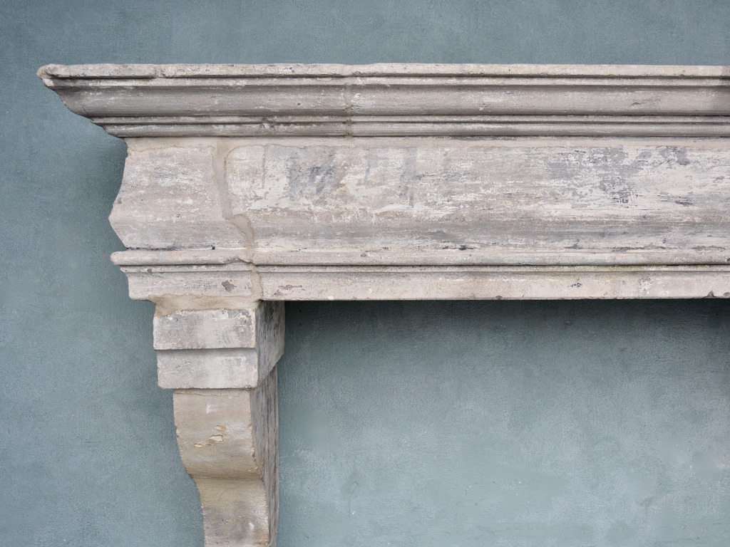 18th c. Cheminée from a Maison de Ville in Auray, a village in the Brittany Region of France - image 3