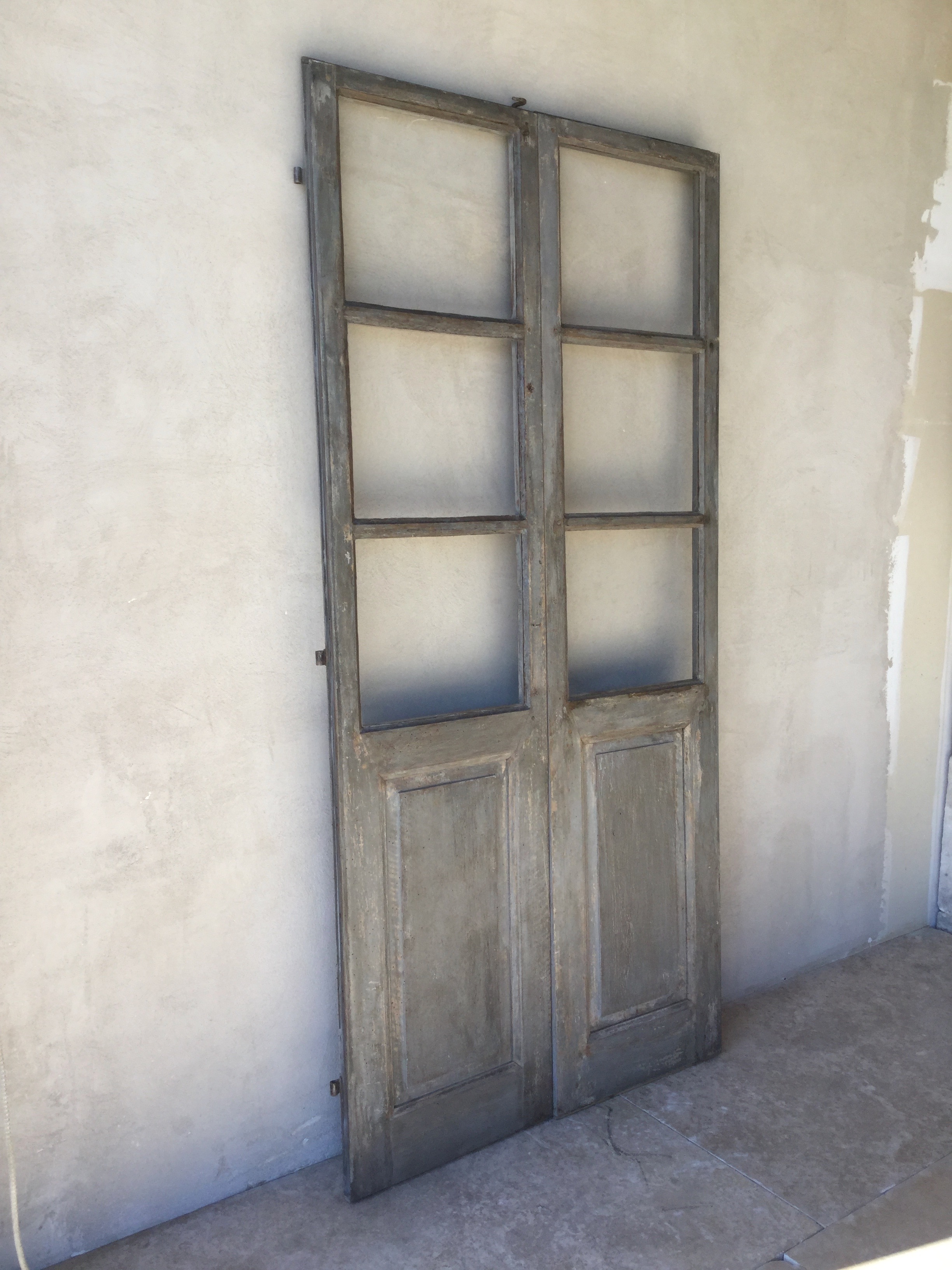 Pair of 18th c. French Doors from a Village House in Arezzo, Italy - image 2
