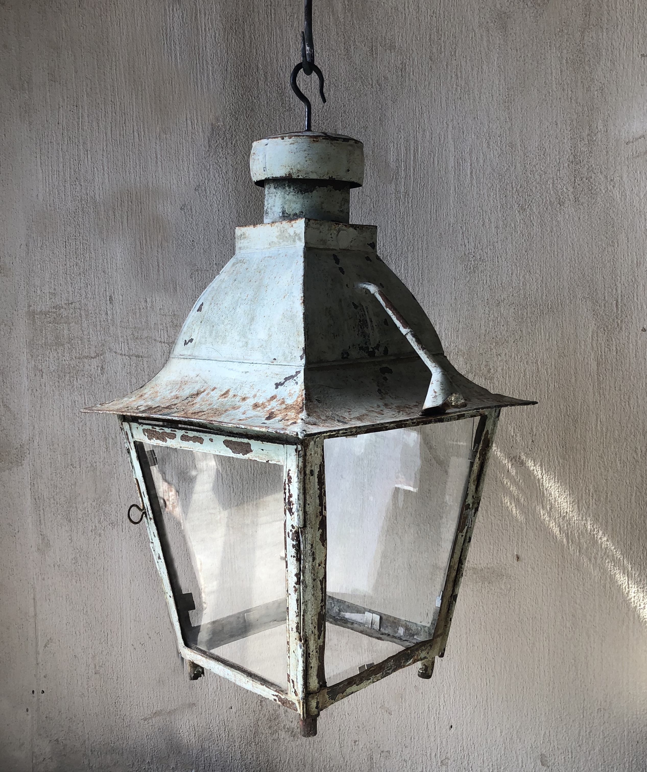 Painted Tole Lantern circa 1850