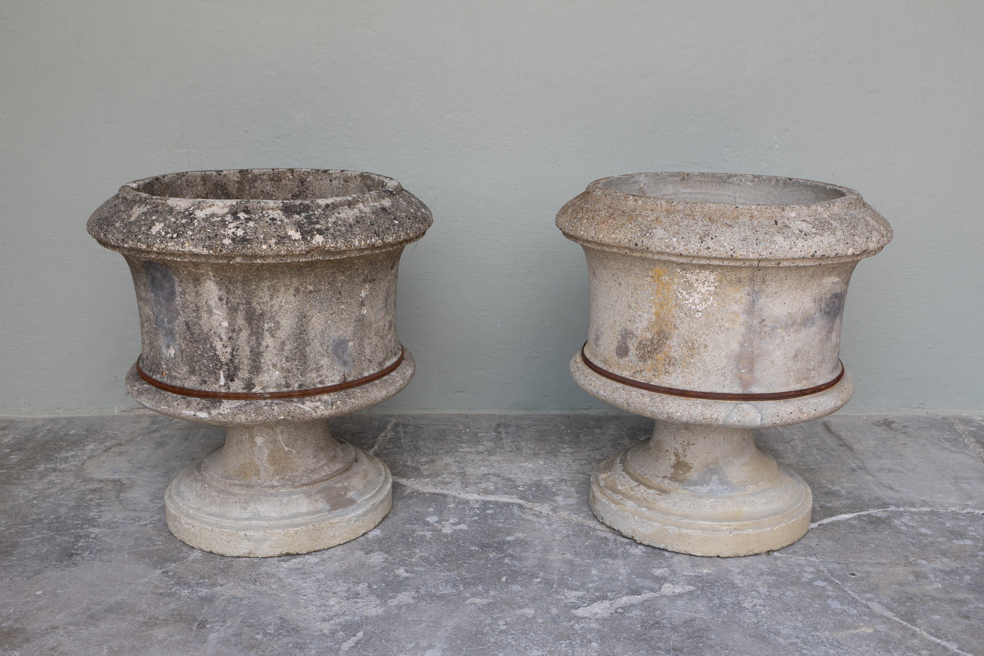 Pair Italian Antique Urns - image 2