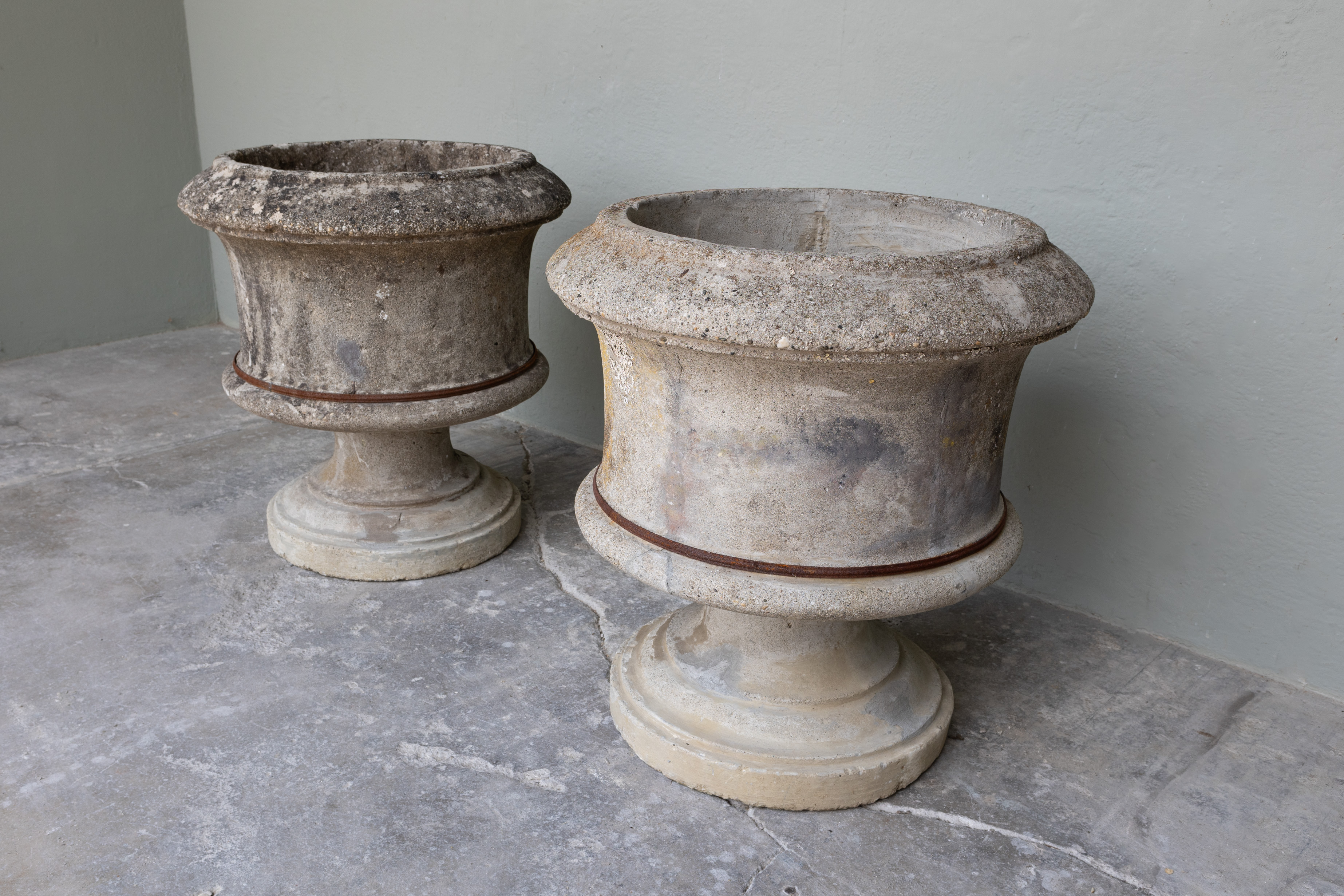 Pair Italian Antique Urns - image 3