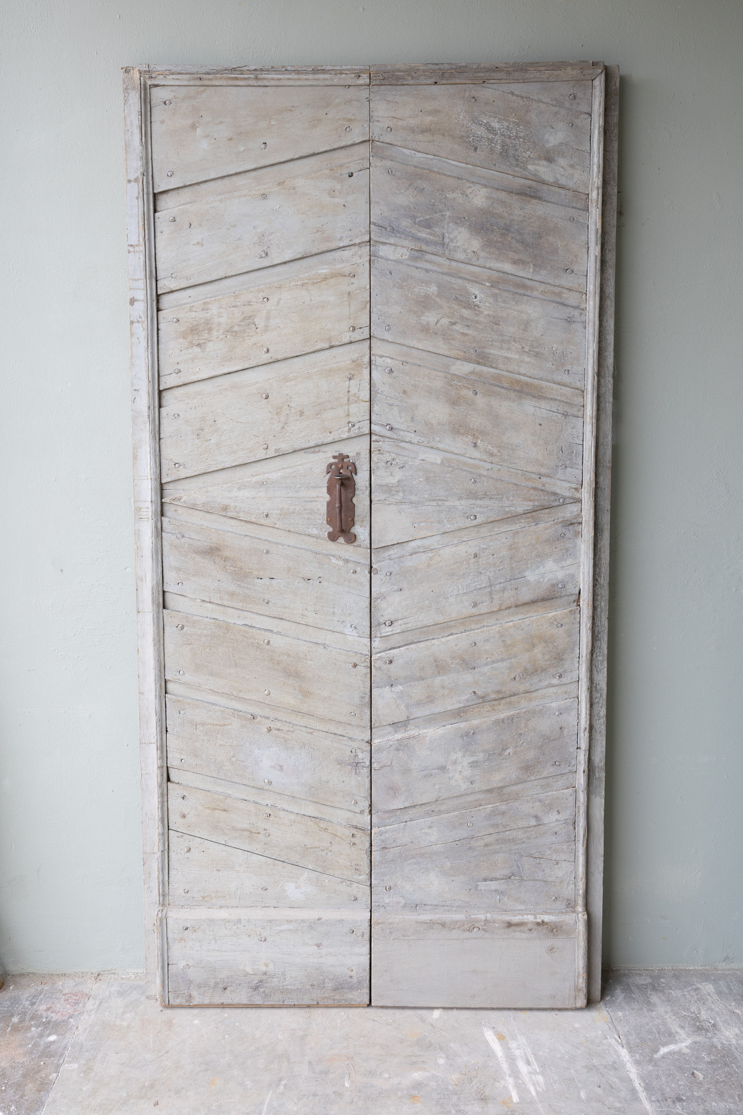 Pair 18th c Doors from the Umbrian region of Italy