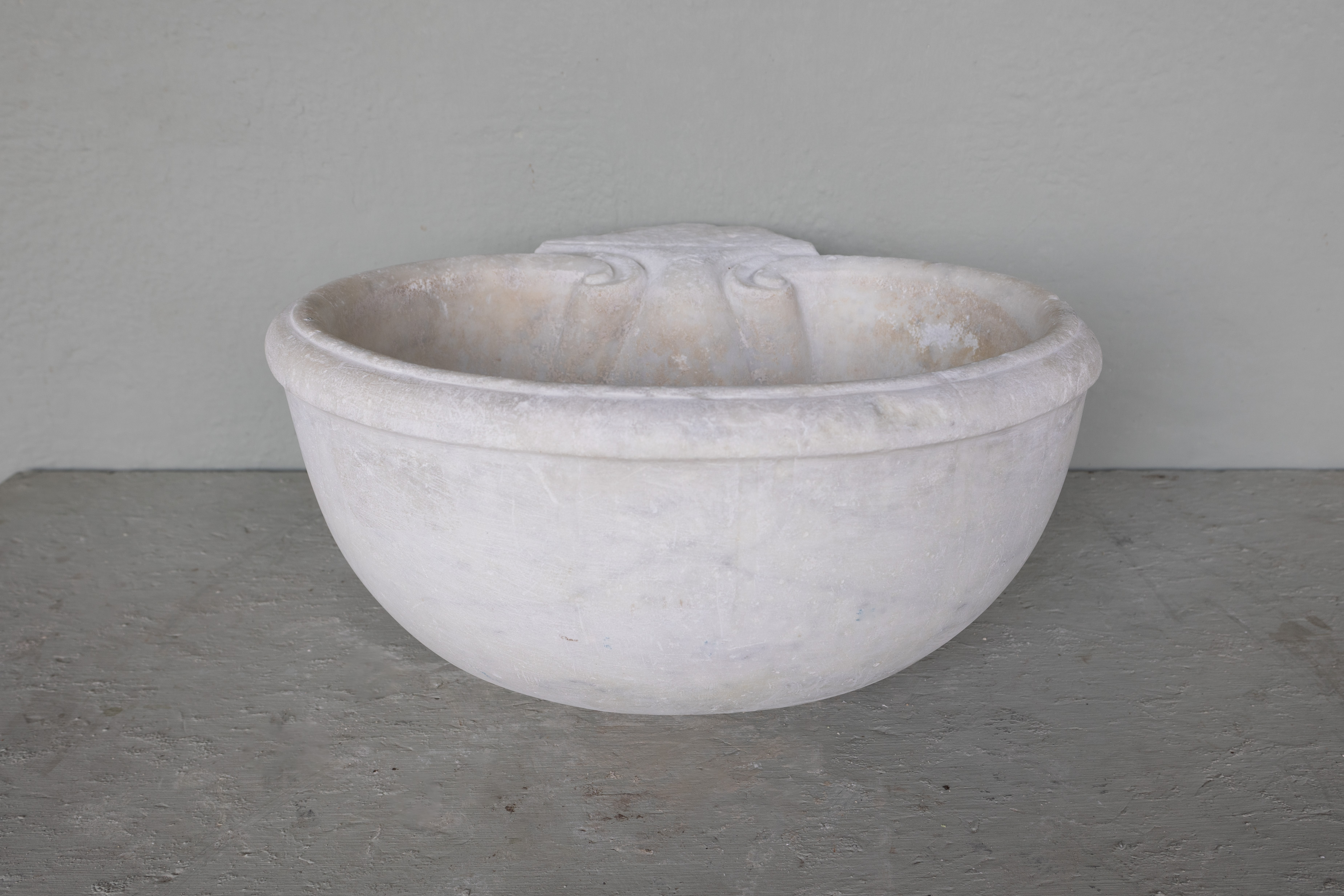 Reclaimed 17th c. Marble Benitier
