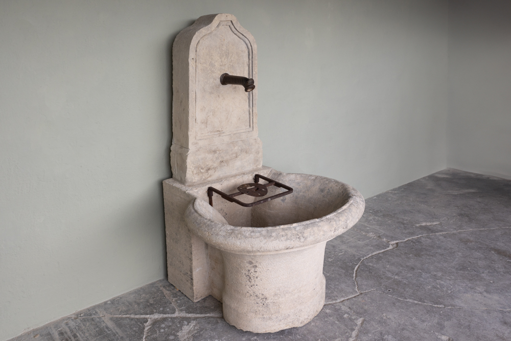 18th c Wall Fountain from a Village House in Charbonnières-les-Bains, a commune near Lyon, France