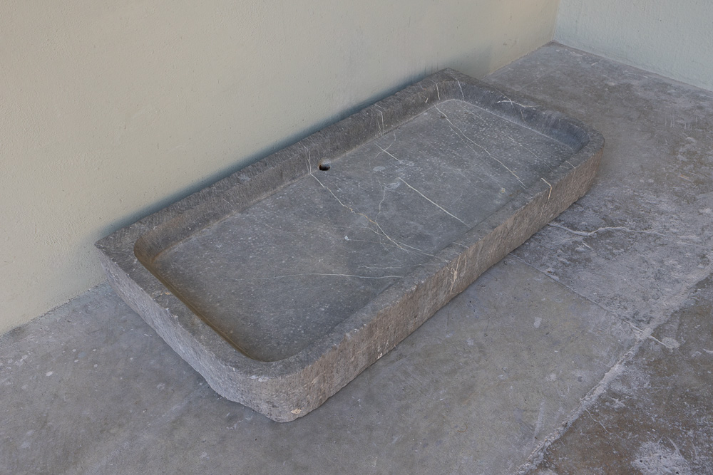 19th c Belgian Bluestone Sink from a Maison de Ville in the French/Belgian border town of Quievrain - image 2
