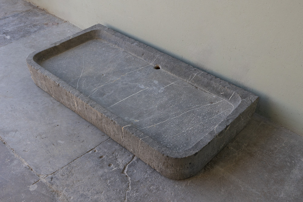 19th c Belgian Bluestone Sink from a Maison de Ville in the French/Belgian border town of Quievrain - image 3
