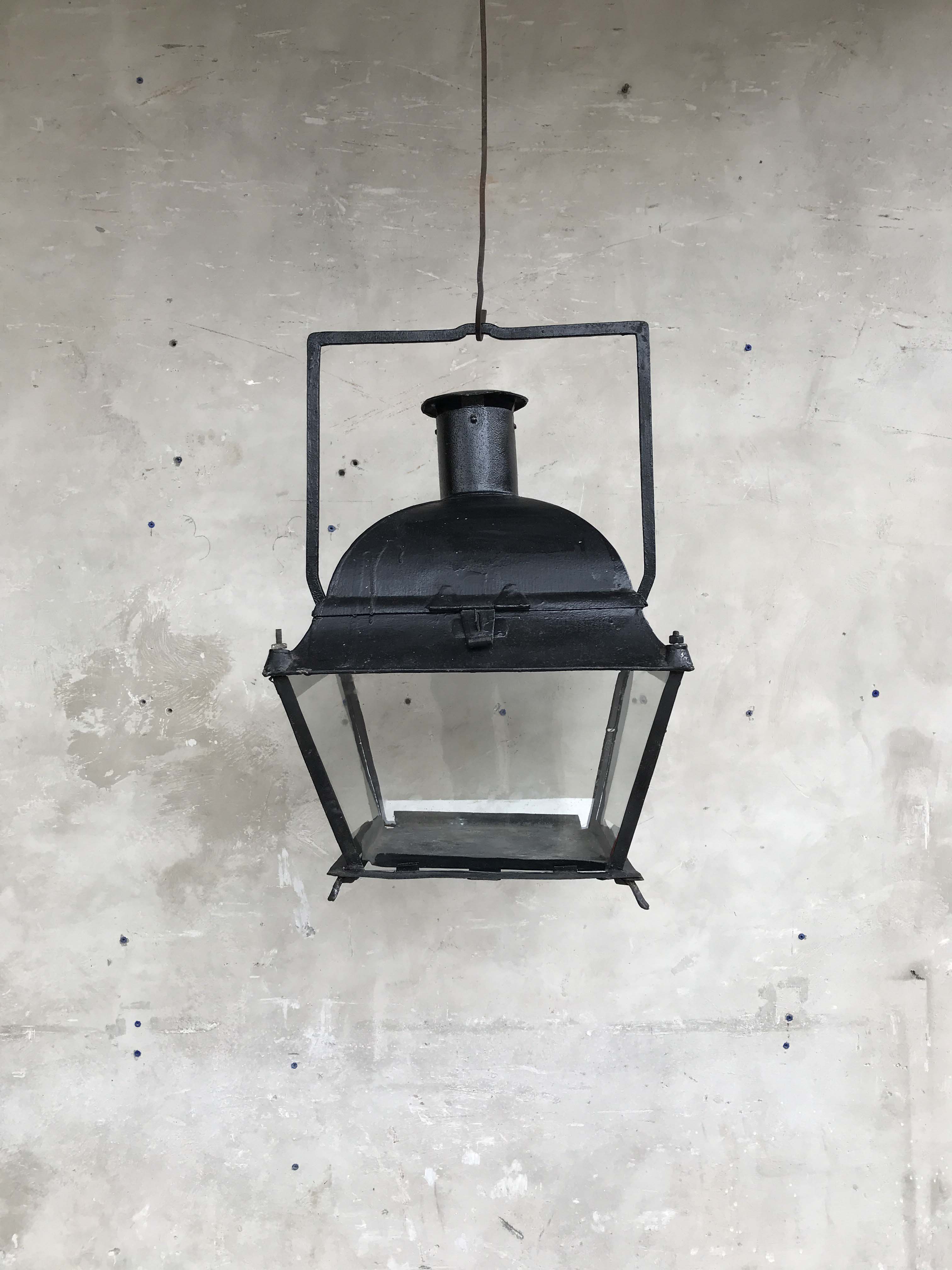 Early 19th c. Large Stable Lantern
